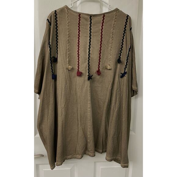 POL medium oversized kaftan style tunic 100% cotton - Picture 3 of 7